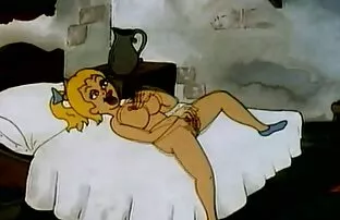Uma paródia de um programa porno da mulher gato de TV Encantado